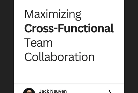 Maximizing Cross Functional Team Collaboration Strategies mask as decorative image